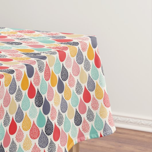 Nappe Motif de point d'art pop Raindrop (In Situ)