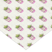 Nappe Motif de point succulent de polka d'aquarelle (Angle)