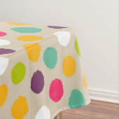 Nappe Motif de point tiré par la main de polka (In Situ)