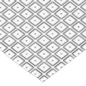 Nappe Motif de points de Carré noir et blanc (Angle)