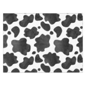 Nappe Motif de points de vache Poster de animal noir et (Devant (Horizontal))