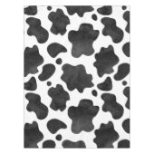 Nappe Motif de points de vache Poster de animal noir et (Devant)