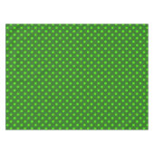 Nappe Motif de points noirs verts sur fond vert foncé (Devant (Horizontal))