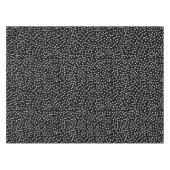 Nappe Motif de points Random Polka moderne noir et blanc (Devant (Horizontal))