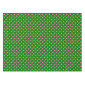 Nappe Motif de pois roses sur fond vert (Devant (Horizontal))