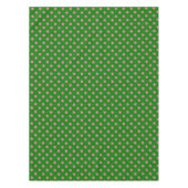 Nappe Motif de pois roses sur fond vert (Devant)