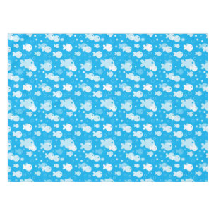 Nappe motif de poissons