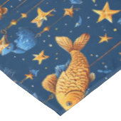 Nappe Motif de poissons colorés (Angle)