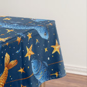 Nappe Motif de poissons colorés (In Situ)
