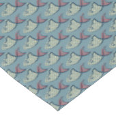 Nappe Motif de poissons de point de polka (Angle)