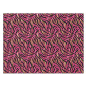 Nappe Motif de Poster de animal Black Pink Gold Zebra (Devant (Horizontal))