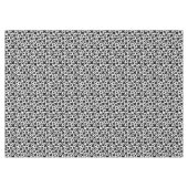 Nappe Motif de projection de peinture noire (Devant (Horizontal))