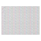 Nappe Motif de rayure de lama (Devant (Horizontal))