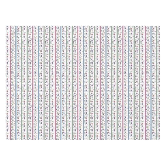 Nappe Motif de rayure de lama (Devant (Horizontal))