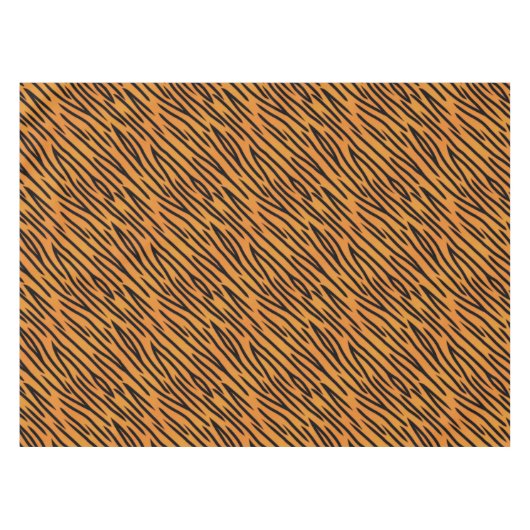 Nappe Motif de rayure de tigre (Devant (Horizontal))