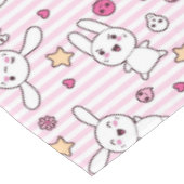 Nappe motif de rayures de kawaii (Angle)