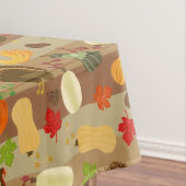 Nappe Motif de récolte d'automne de courge de la Turquie (In Situ)