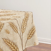 Nappe Motif de récolte de blé doré (In Situ)