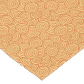 Nappe Motif de remous de Japonais - mandarine et (Angle)