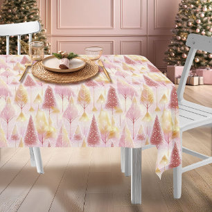 Nappe Motif de rennes de Noël rose or#13 ID1009