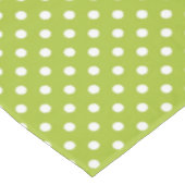 Nappe Motif de ressort avec le pois blanc (Angle)