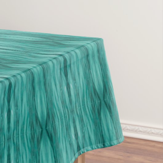 Nappe Motif de rides d'eau sarcelle abstrait (In Situ)