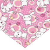 Nappe motif de rose de kawaii (Angle)