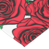 Nappe Motif de roses rouges (Angle)