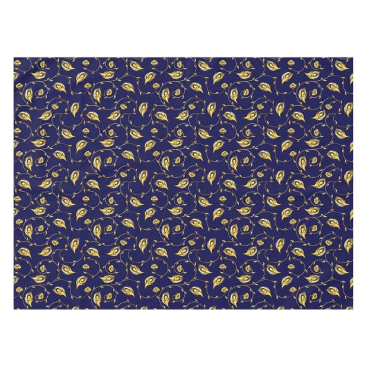 Nappe Motif de Sari de paon (Devant (Horizontal))