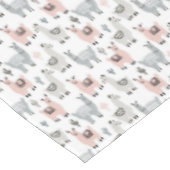 Nappe Motif de sourire de lamas (Angle)