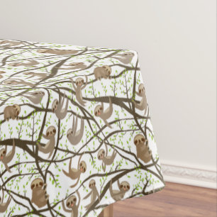 Nappe Motif de sourire de paresse