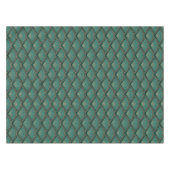 Nappe Motif de style Art déco en vert turquoise (Devant (Horizontal))
