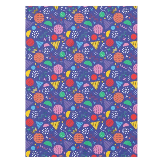 Nappe Motif de style Memphis (Devant)