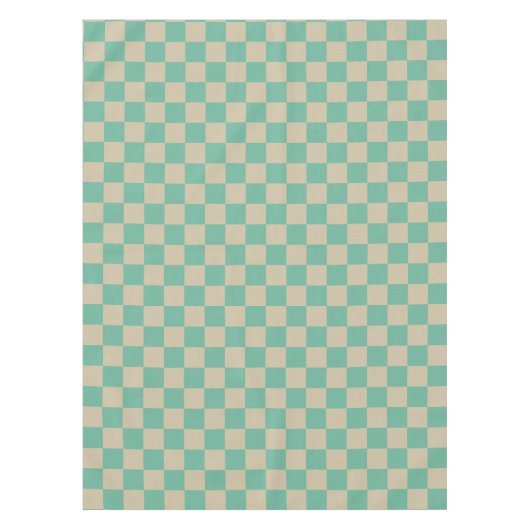 Nappe Motif de table et de sable rétro esthétique (Devant)