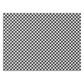 Nappe Motif de tableau de À damiers noir et blanc (Devant (Horizontal))