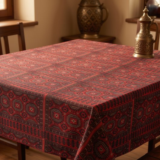 Nappe motif de tapis d'Orient