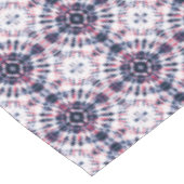 Nappe Motif de teinture bleu et rouge (Angle)