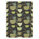 Nappe Motif de thé noir du milieu du siècle (Devant)