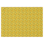 Nappe Motif de tigre d'or asiatique (Devant (Horizontal))