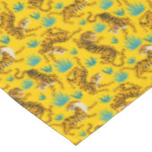 Nappe Motif de tigre d'or asiatique (Angle)