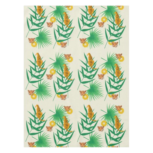 Nappe Motif de tigre tropical (Devant)