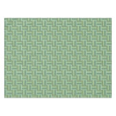 Nappe Motif de tissage à rayures vert olive (Devant (Horizontal))