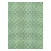 Nappe Motif de tissage à rayures vert olive (Devant)