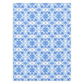 Nappe Motif de toile bleu français (Devant)