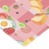 Nappe Motif de tomate et d'oeufs au plat (Angle)