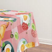 Nappe Motif de tomate et d'oeufs au plat (In Situ)