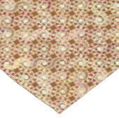 Nappe Motif de tourbillon abstrait - nuances de brun (Angle)