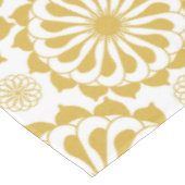 Nappe Motif de tournesols d'or (Angle)