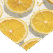 Nappe Motif de tranche d'orange baignée de soleil (Angle)