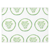 Nappe Motif de tranches de concombre (Devant (Horizontal))